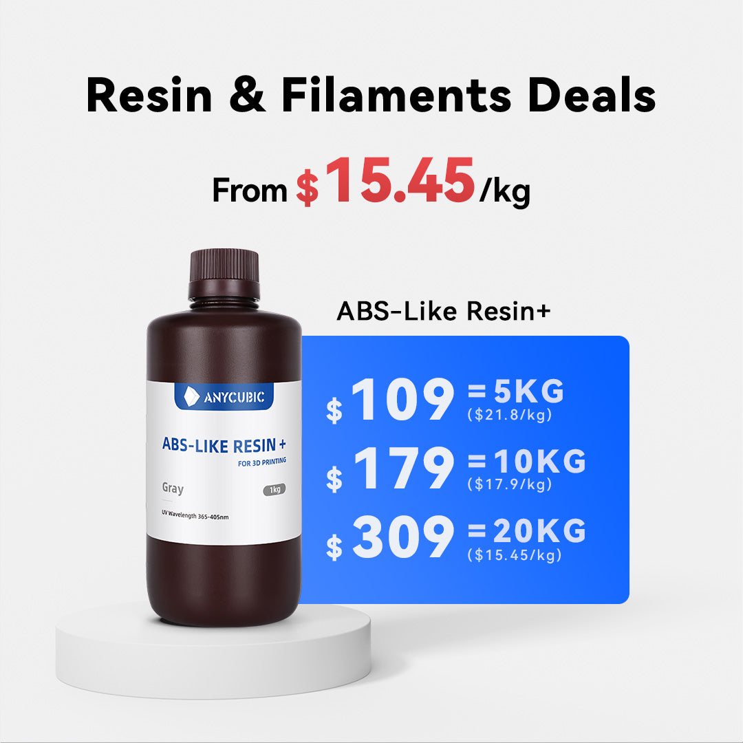 Anycubic ABS-Like Resin+ 5-20kg Deals